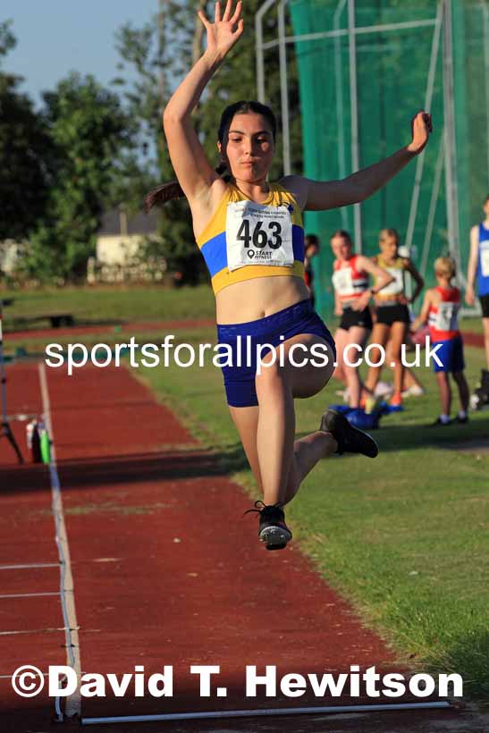 Long jump, 2022 NEGP Monkton No. 6, Wednesday, Aug. 10th. Photo: David T. Hewitson/Sports for All Pics